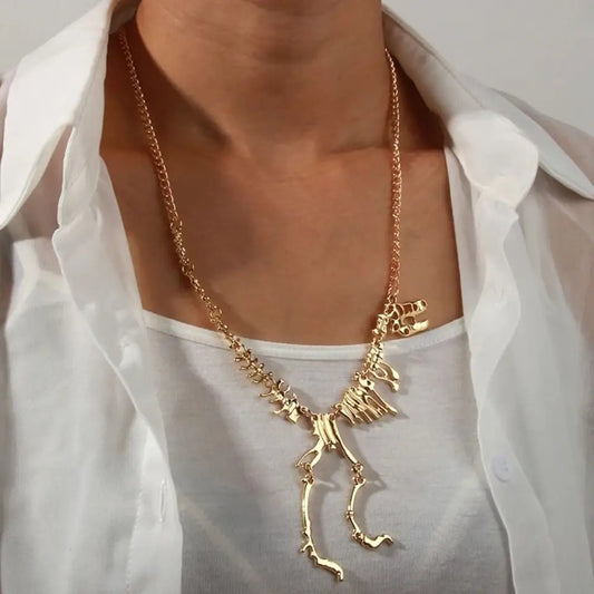 Dinosaur Skeleton Necklace