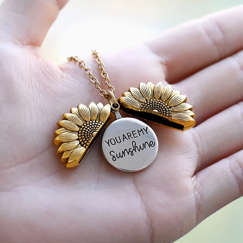 You Are My Sunshine Necklace (Stainless Steel)