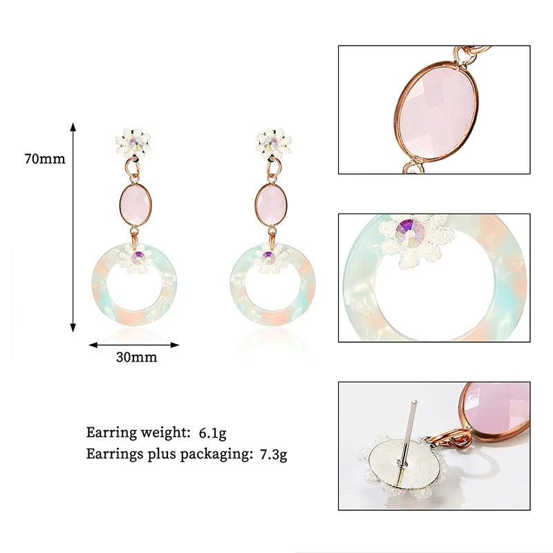 Pastel Magic Acrylic Earrings