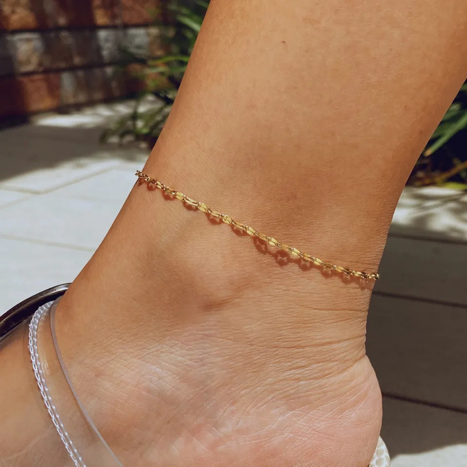 Twist Anklet (Stainless Steel)