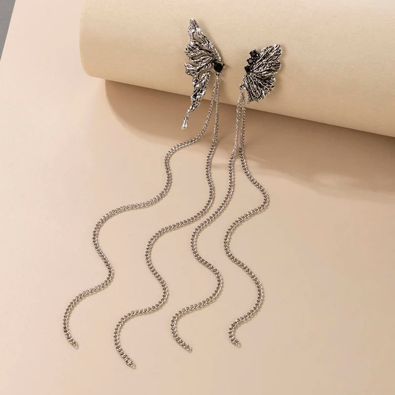 Long Butterfly Earrings