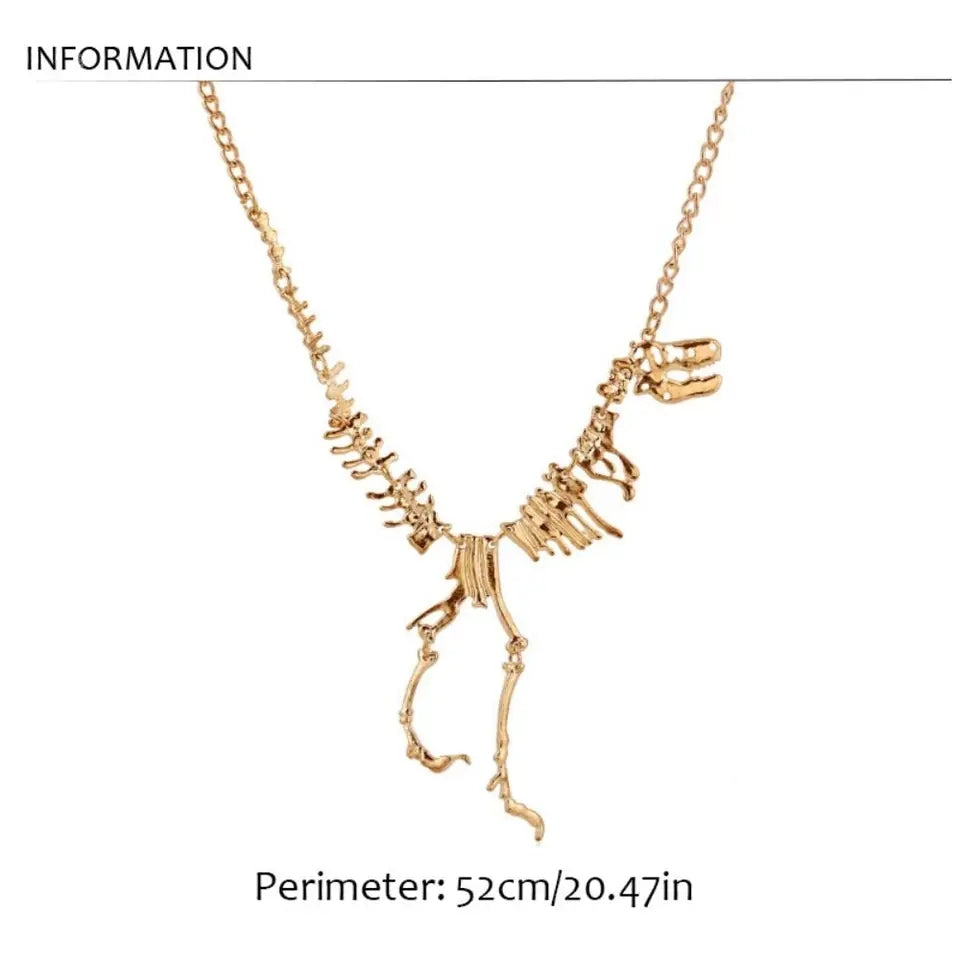 Dinosaur Skeleton Necklace