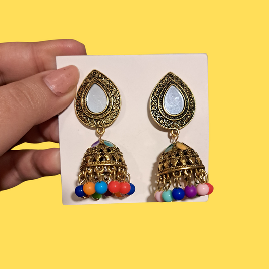 Colorful Jhumki - Jhumkas