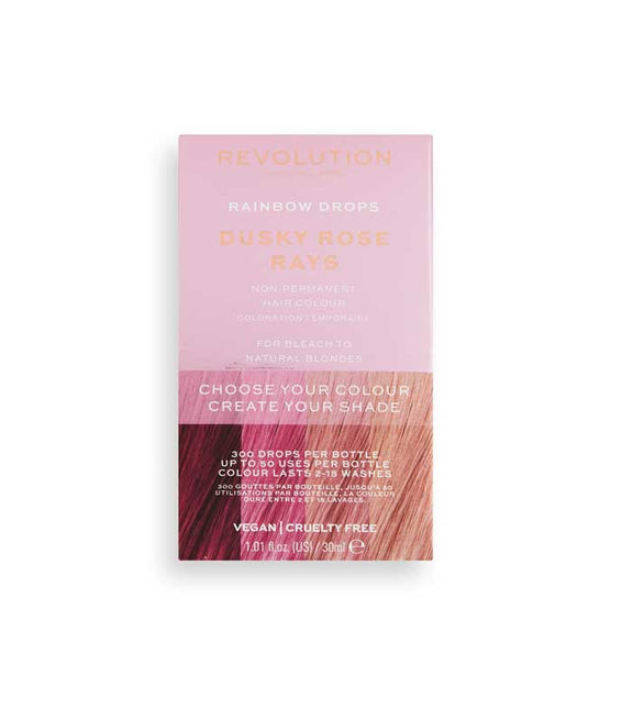 Revolution Haircare - Coloración temporal Rainbow Drops - Dusky Rose Rays