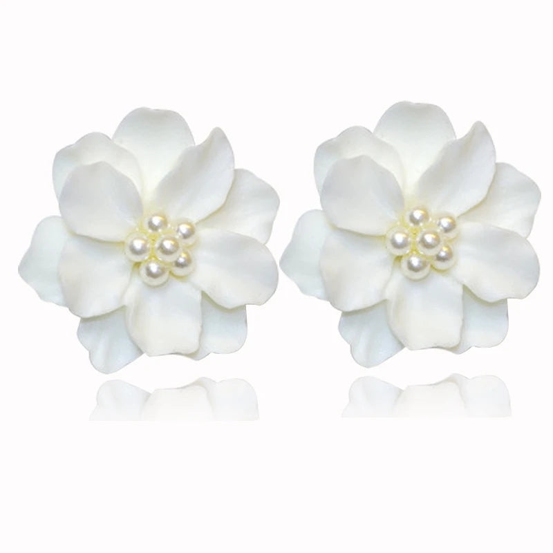 White Flower Studs