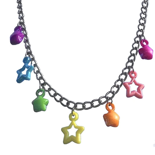 Y2K Punk Colorful Handmade Necklace