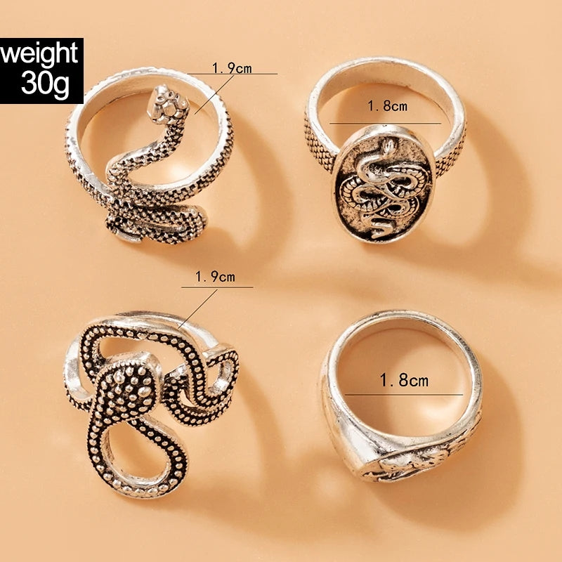 Snake Ring Set