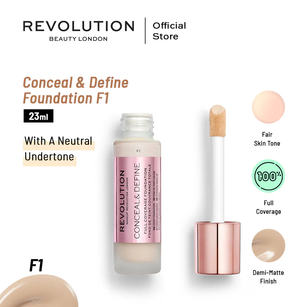 Revolution – Conceal and Define Foundation F1