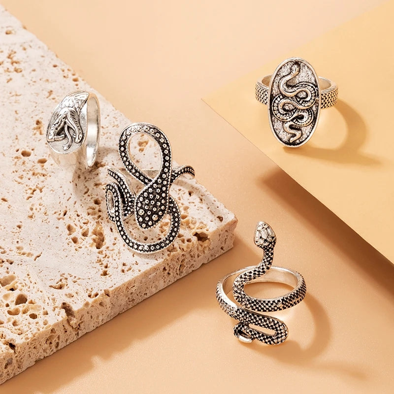 Snake Ring Set