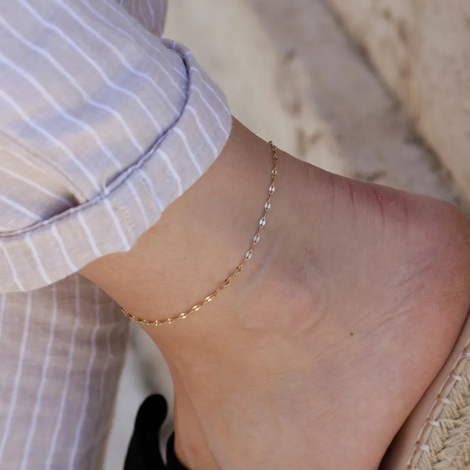 Twist Anklet (Stainless Steel)