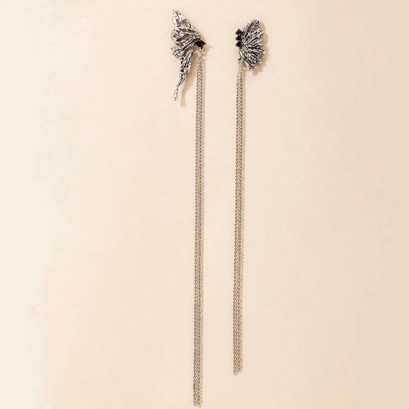 Long Butterfly Earrings