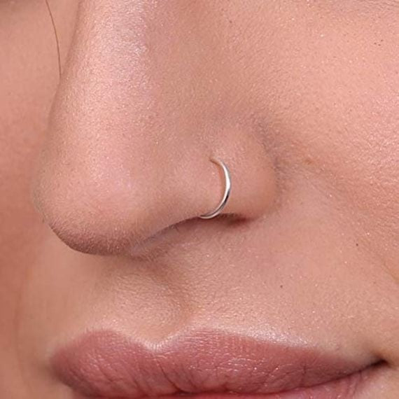 Simple Nose Ring Lock Design (Stainless Steel)