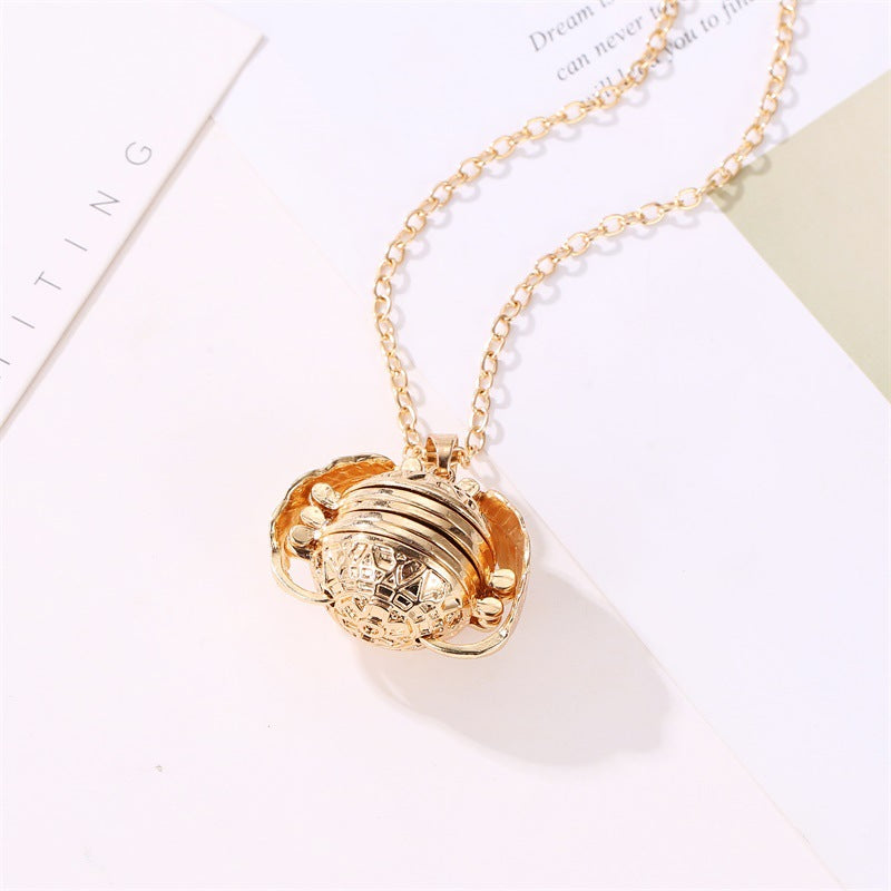 Golden Snitch Photo Necklace