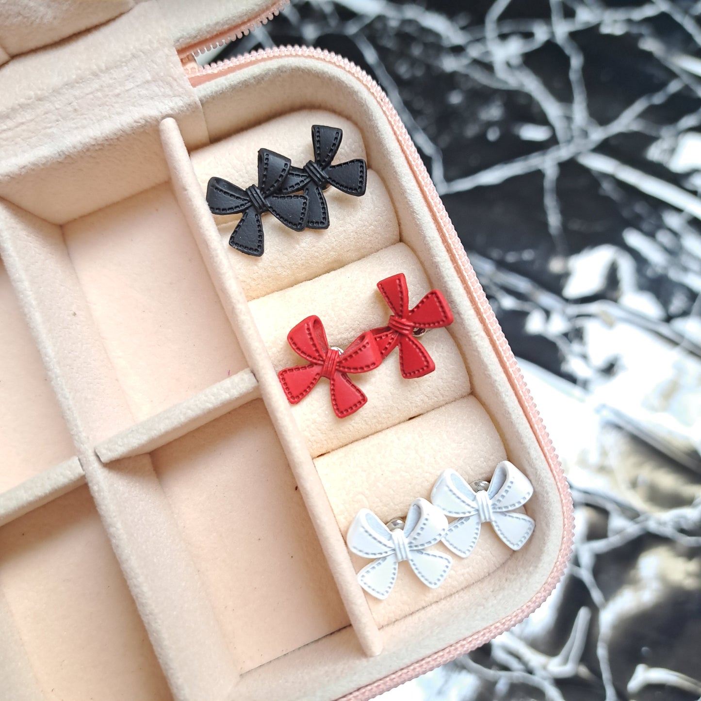 Coquette Inspired Bow Studs