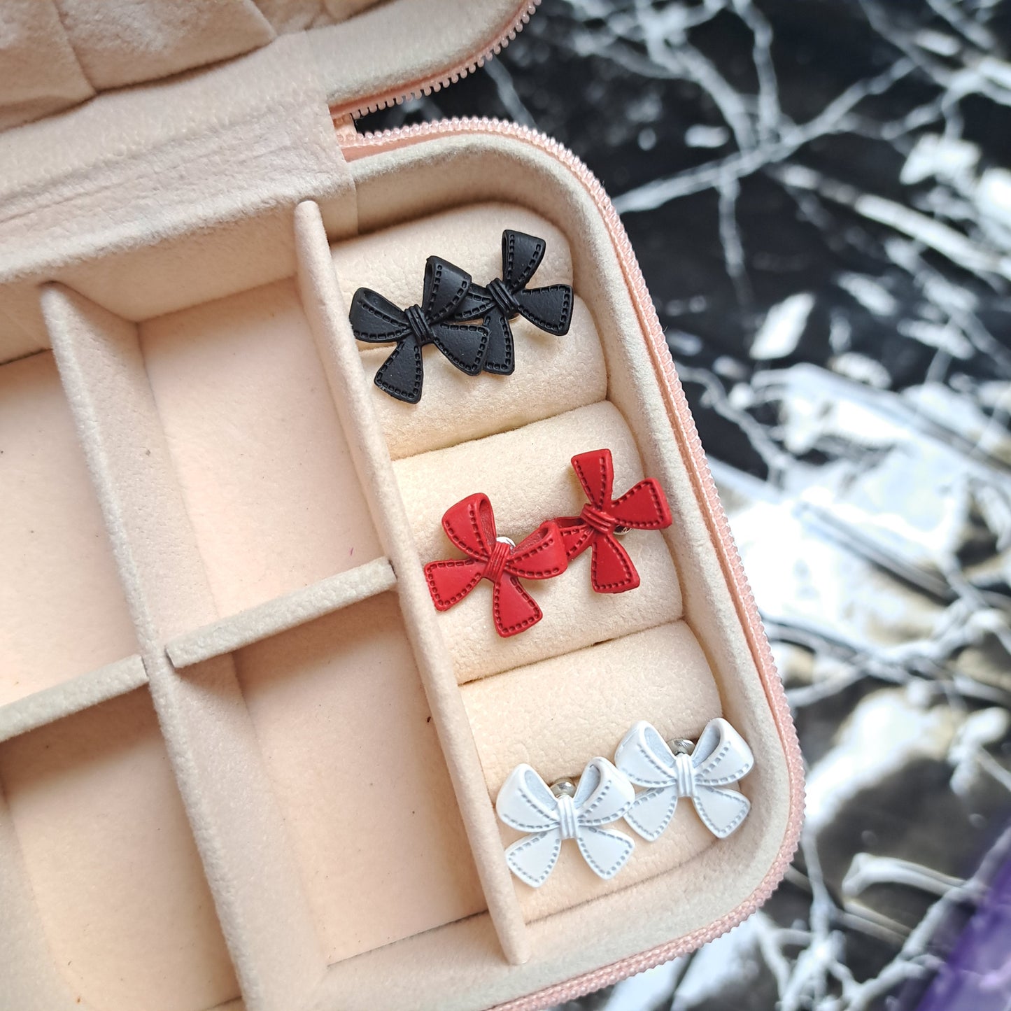 Coquette Inspired Bow Studs