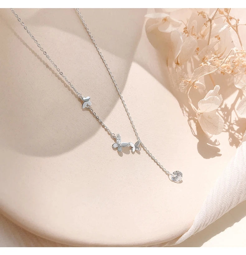 S925 Butterfly Necklace