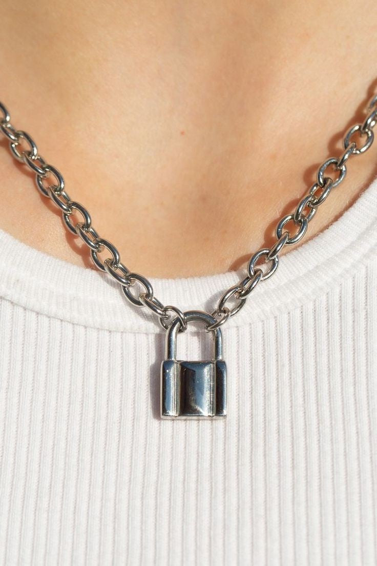 Lock Unisex Necklace